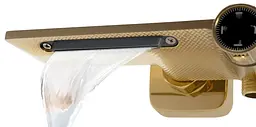 Душова система Rea Helix gold з виливом REA-P6619, Золотий - мініатюра 5