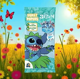 Цукерки з татуюваннями Lilo & Stitch Eating Paper & Tattoo 8г - мініатюра 2