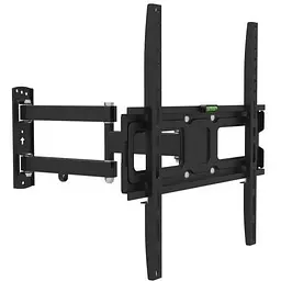 Настінне кріплення LCD/Plasma TV 26-55" Walfix R-401B колір чорний, до 30 кг, VESA:400x400 мм, нахил: -12º ~ +10º, поворот: до 180
