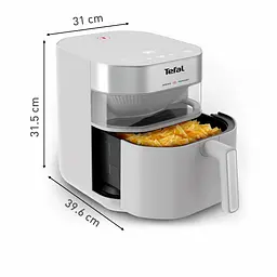 Мультипіч Tefal Easy Fry Infrared 1500Вт 7л 8 програм з віконцем пластик світло-сірий - мініатюра 5