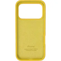 Силіконовий чохол для Apple iPhone 17 Pro сонячно-жовтий AA [145163] - мініатюра 2
