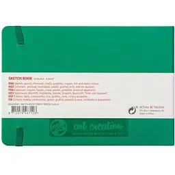 Блокнот для графіки Royal Talens Art Creation А5 (14.8х21 см) 140г/м2 80л Forest Green - мініатюра 2