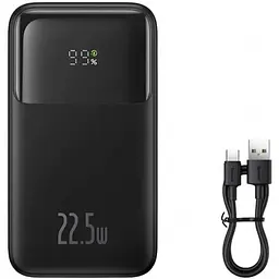 Зовнішній акумулятор Baseus Comet Series 20000mAh 22.5W 2024 чорний PPMD020101 - мініатюра 6