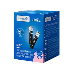 Тестові смужки для глюкометра Longevita Family, 50 шт. (BS602) - мініатюра 5