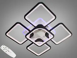 Світлодіодна люстра Diasha 8060/4+1BK LED dimmer