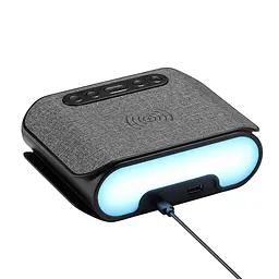 Бездротова зарядка з годинником HAVIT W3040 15W Black HAVIT (28310-000) - мініатюра 7