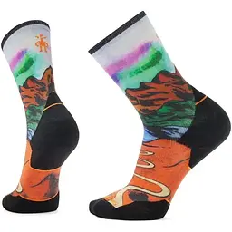 Шкарпетки Smartwool Trail Run Targeted Cushion Singletrack Print L Orange Smart Wool (1033-SW SW002267.117-L)