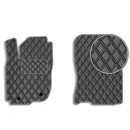 Килимки в салон передні для Toyota RAV 4 CA30W 2005-2013 Екошкіра 2 шт (Rombus)