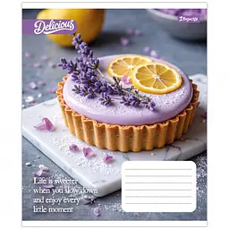 Набір зошитів 1 Вересня Cake А5 18 аркушів у клітинку 25 шт. (769138) - мініатюра 4