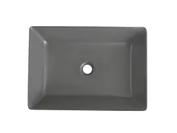 Умивальник накладний Mixxus Premium Quadro-0108 550x390x145 мм MP6652, Графит - мініатюра 4