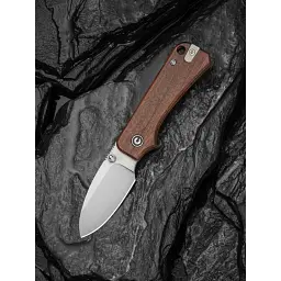 Ніж складаний кишеньковий Civivi Baby Banter Slip Joint (6 см) Nitro-V / Wood натуральний - мініатюра 9