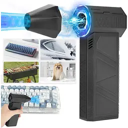 Вентилятор Jet Fan X6 турбо ручний міні акумуляторний 8000 mAh 52 м/с - мініатюра 2
