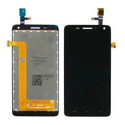 Дисплей для Lenovo S660 з чорним тачскрином