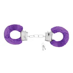 Наручники Crushious Love Cuffs Furry (фіолетовий) - мініатюра 3