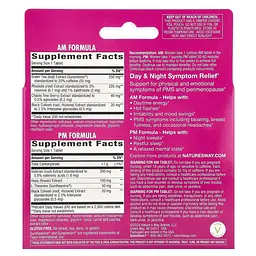 Комплекс екстрактів Nature's Way AM/PM PeriMenopause Formula, 60 таблеток для полегшення перименопаузи та ПМС - мініатюра 2