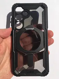 Оригінальний протиударний чохол для Samsung Galaxy S25 UAG Plasma XTE MagSafe Black 214469114097 (S931) з підставкою - мініатюра 9
