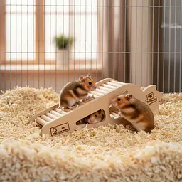 Іграшка для гризунів Ferplast Arcade Arch Wooden Hamster Toy 30x9x9,4 см 84660320 - мініатюра 3