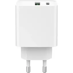 Зарядний пристрій Gembird USB-A + Type-C (PD20W + QC3.0 18W) white (TA-UC-PDQC20-01-W) - мініатюра 2