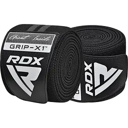Бінти на коліна KR11 GYM Knee Wrap RDX Inc WAH-KR11BG, Black/Grey - мініатюра 4
