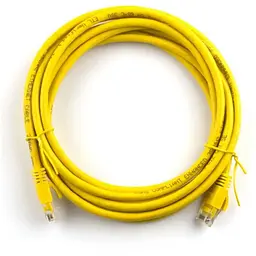 Патч-корд Ritar 20м, RJ-45, Cat.5e, CU, мідь, жовтий (PCR-CU/20Yw / 04300)