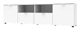 Комод Doros Рон 4 Білий 2 фасади 2 шухляди 180х38х50 (44900221) - мініатюра 4
