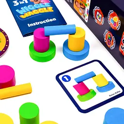 Настільна гра Roter Kafer Wiggle waggle з дерев'яними фігурками (RW2020) - мініатюра 3