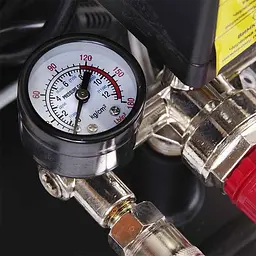 Компресор двоциліндровий Apro OFD-50MX 2,2кВт 416 л/хв 50 л 2 крана 30412 - мініатюра 7