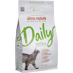 Сухий корм для котів Almo Nature Daily Cat з куркою та індичкою 1.2 кг