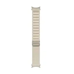 Ремінець для Samsung Galaxy Watch 5 Pro 45mm - білий ширина кріплення 20мм нейлоновий Watchbands Cloth Wave (WBWAVE1WB69837015) - мініатюра 3