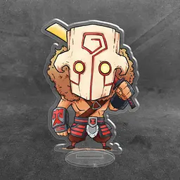 Акрилова колекційна фігурка World of Warcraft Чібі Chibi Dota 2 Juggernaut 10 см - мініатюра 2