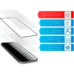 Скло захисне ACCLAB Full Glue Samsung S23 Plus (1283126559686) - мініатюра 4