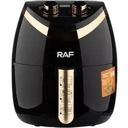 Аеро фритюрниця RAF Air Fryer R.5234 сенсорна безмасляна повітряна 1500 Вт 5.8л аерогриль Чорна