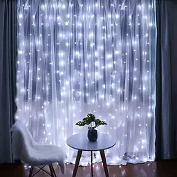 Гірлянда Світлодіодна Штора Xmas 200 LED 3х2 м Білий USB - мініатюра 2