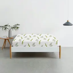 Простирадло Cosas на резинці 90x190x25 green foliage, зелений (FoliageGreen_90x190x25) - мініатюра 2