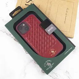 Шкіряний чохол Polo Santa Barbara для Apple iPhone 15 Plus (6.7) Red - мініатюра 7
