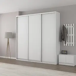 Шафа-купе Idea серія 6 240 x 45 x 210 см Білий
