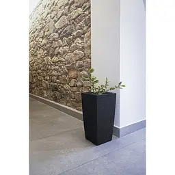 Вазон Plastkon Eliot Stone 25x46 см антрацит - мініатюра 4