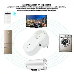 Розумна розетка електрична c Wi-fi керуванням з телефону Socket J2 - мініатюра 7