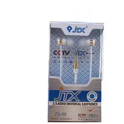 Навушники JTX-702 провідні з мікрофоном білі - мініатюра 4