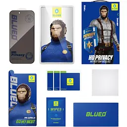 Захисне 2.5D скло Full Cover Anti-Peep для Apple iPhone 17 Blueo teh0031095 - мініатюра 4