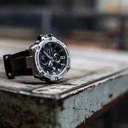 Наручний чоловічий годинник оригінальні Casio G-Shock GST-B100-1AER Японія з полімерним ремінцем (модуль 5513) - мініатюра 5