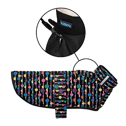 Дощовик для собак Barksi Textile розмір L Бульки - мініатюра 3