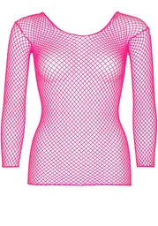 Топ Leg Avenue Long Sleeves T-Shirts Neon Pink One Size - мініатюра 3