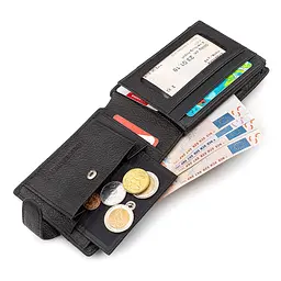 Чоловічий шкіряний гаманець (ST137) ST Leather 12,5х10х3 см acs0015185 - мініатюра 5