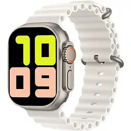 Сенсорний смарт-годинник Smart T800 Ultra White (16075-hbr) - мініатюра 2