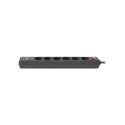 Мережевий фільтр живлення REAL-EL RS-6 PROTECT USB, 5m, black (EL122300018) - мініатюра 6