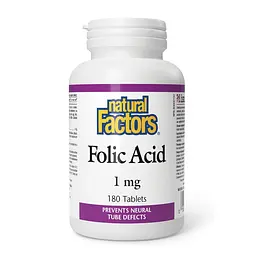 Folic Acid 1mg - 180 caps