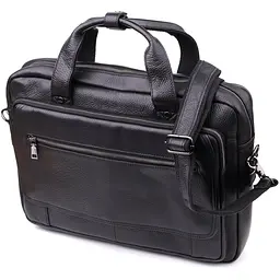 Вместительный портфель для мужчин из натуральной кожи Vintage 42х30,5х11 см sum0028981