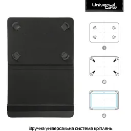 Чохол до планшета Armorstandart Silicone Hooks 10 Black (ARM59078) - мініатюра 2