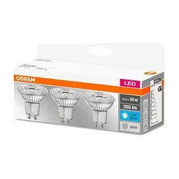 Лампочка Osram Набір 3шт LED PAR16 4.3W (350Lm) 4000К GU10 (4058075818415) - мініатюра 2